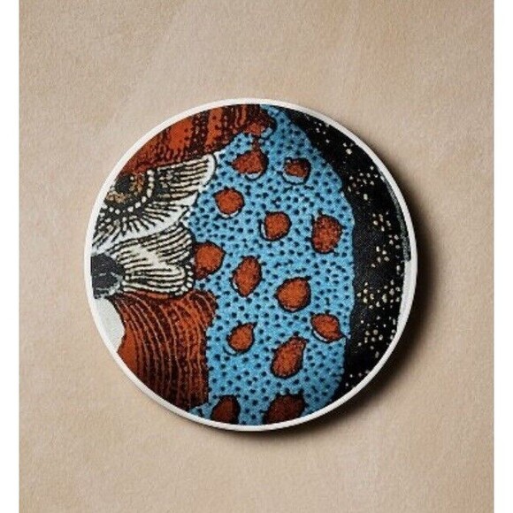 John Derian for Target - 4pc Earthenware Fall Turkey Coaster Set - Picture 4 of 9